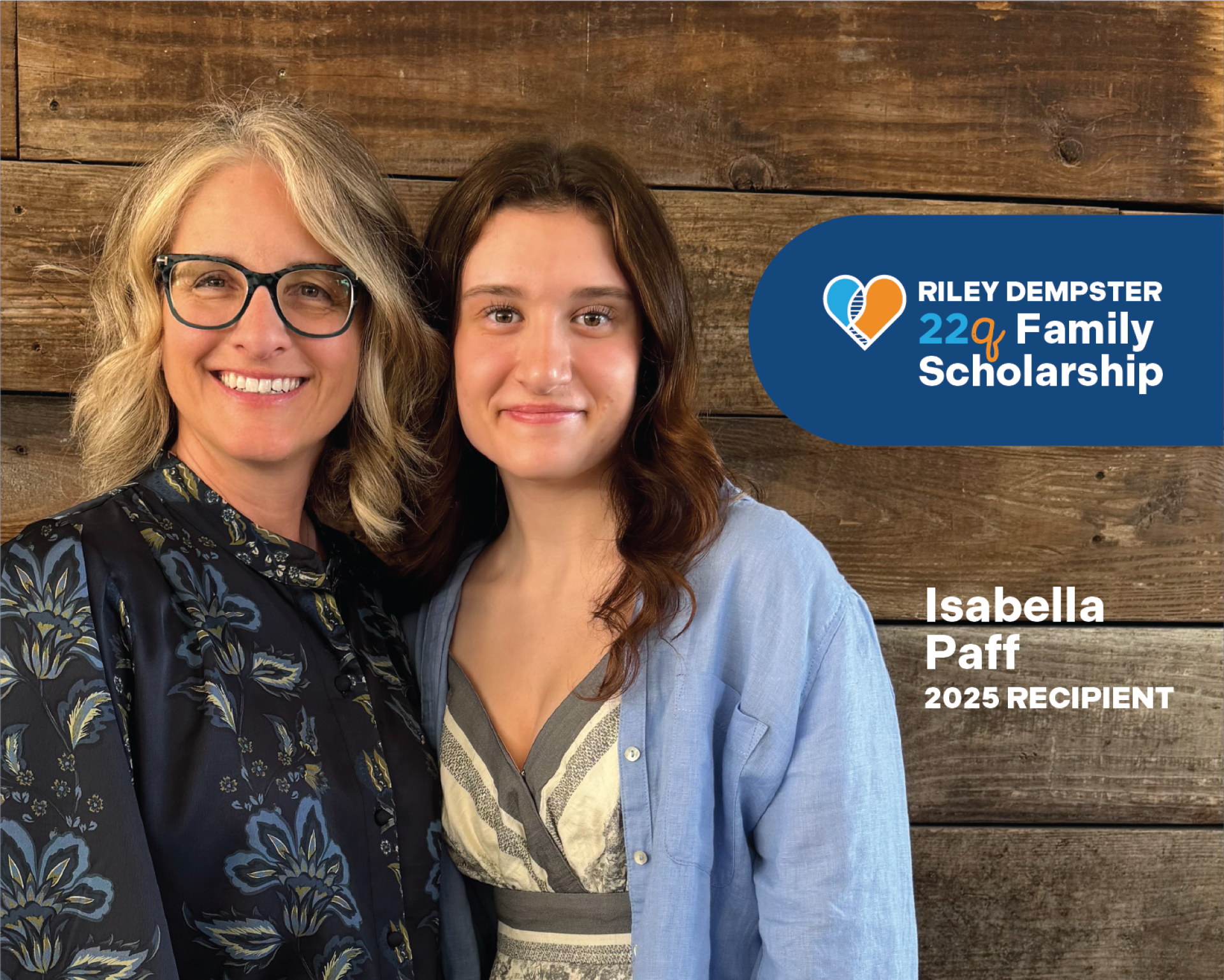 Riley Dempster 22q Family Scholarships