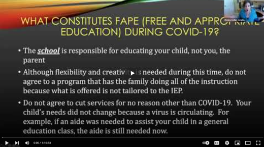 Let's Talk School IEP rights image