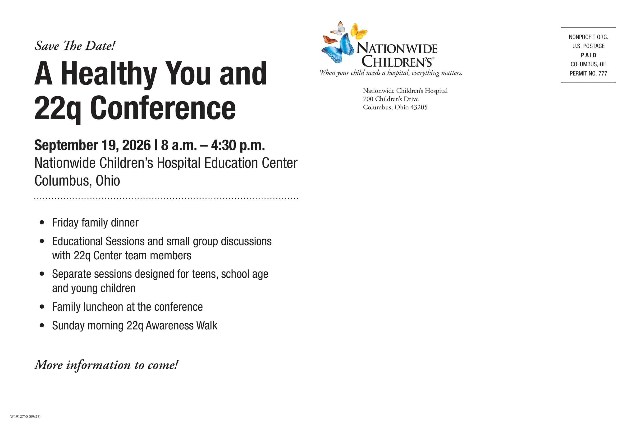 A Healthy You & 22q Conference